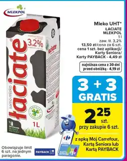 Carrefour Mleko Mlekpol oferta
