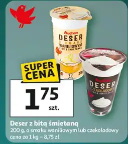 Auchan Deser czekoladowy Auchan oferta
