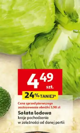 Auchan Sałata lodowa oferta
