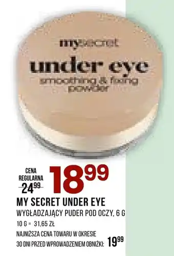Drogerie Natura Puder pod oczy My secret oferta