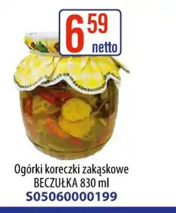 AT Ogórki koreczki zakąskowe BECZULKA oferta