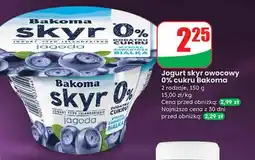 Dino Jogurt skyr owocowy 0% cukru oferta