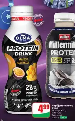 Dino Mleko proteinowe cookies & cream taste oferta