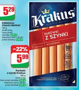 Dino Parówki z szynki oferta