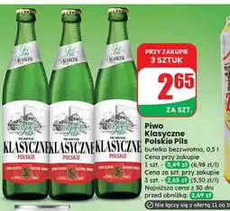 Dino Piwo Klasyczne Polskie Pils butelka bezzwrotna oferta