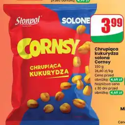Dino Chrupiąca kukurydza solona Cornsy oferta