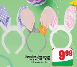 Dino Opaska pluszowa uszy królika LED oferta