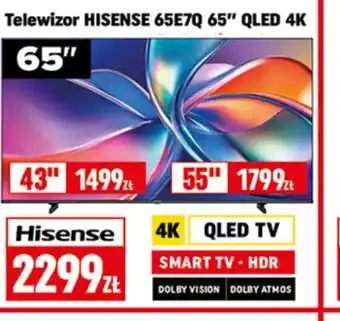 Telewizor Hisense 65E7Q QLED 4K