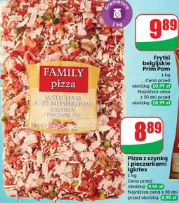 Dino Pizza z szynką i pieczarkami Iglotex oferta