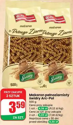 Dino Makaron pełnoziarnisty świdry Arc-Pol oferta