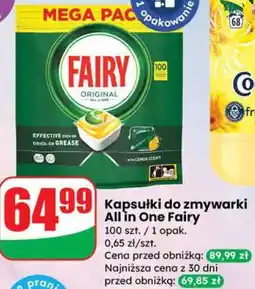 Dino Kapsułki do zmywarki All in One Fairy oferta