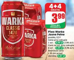 Dino Piwo Warka Jasne Pełne puszka oferta