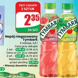 Dino Napój niegazowany Tymbark 3 rodzaje oferta