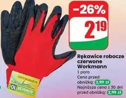 Dino Rękawice robocze czerwone Workmann oferta