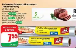 Dino Folia aluminiowa z tłoczeniem Jan Niezbędny oferta