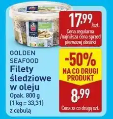 ALDI Filety śledziowe w oleju z cebulą Golden Seafood oferta