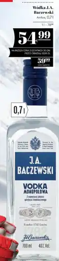 Polomarket Wódka J.A. Baczewski oferta