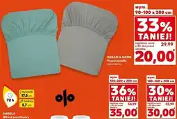 Kaufland DREAM & HOME Prześcieradło różne kolory wym. 140-160 x 200 cm oferta