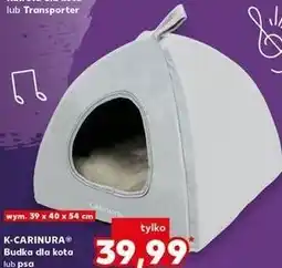Kaufland K-CARINURA Budka dla kota lub psa oferta