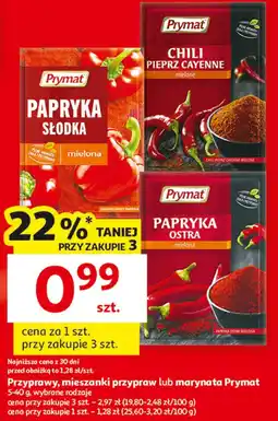 Auchan Przyprawy, mieszanki przypraw lub marynata Prymat oferta