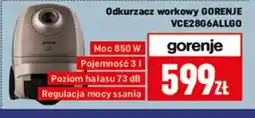 Neopunkt Gorenje Odkurzacz workowy VCE2806ALLGO oferta