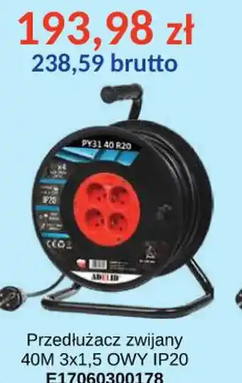 Przedłużacz zwijany