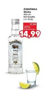 Kaufland Wódka Żubrówka Biała oferta