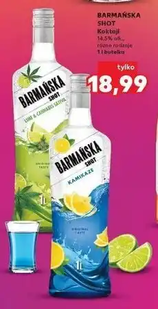Kaufland Likier 14.5% Barmańska Shot Lime & Cannabis Sativa oferta