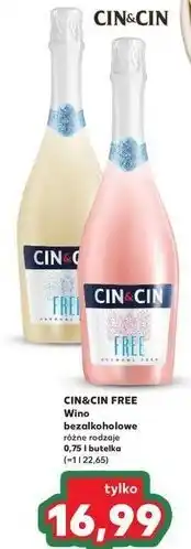 Kaufland Wino Cin&Cin Free Rose oferta