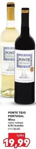 Kaufland Wino Ponte Portugal Tejo Semi Sweet oferta