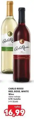 Kaufland Wino Carlo Rossi White oferta