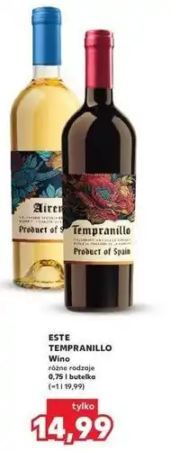 Kaufland Wino Tempranillo Spain oferta