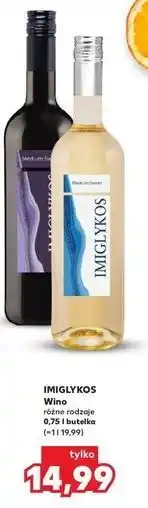 Kaufland Wino Imiglykos Melritos Medium Sweet Red oferta