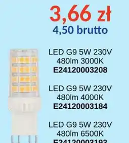 AT LED G9 5W 230V oferta