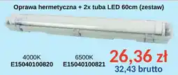 AT Oprawa hermetyczna + 2x tuba LED oferta