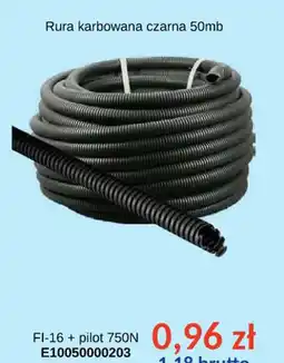 AT Rura karbowana czarna oferta