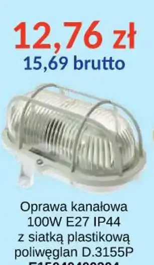 Oprawa kanałowa