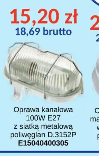 Oprawa kanałowa