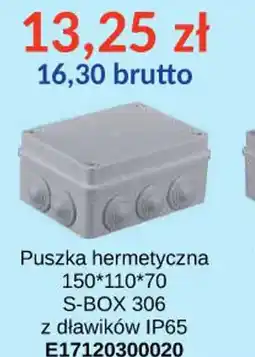 AT Puszka hermetyczna S-BOX 306 oferta