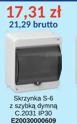 AT Skrzynka S-6 z szybką dymną C.2031 IP30 oferta