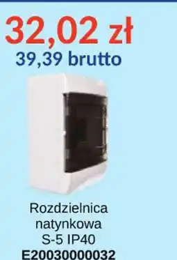 AT Rozdzielnica natynkowa S-5 IP40 oferta