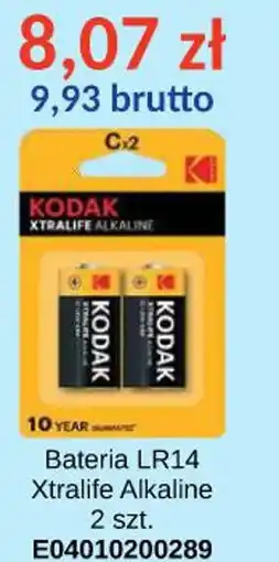 AT Kodak Bateria LR14 Xtralife Alkaline oferta
