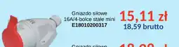 AT Gniazdo siłowe 16A/4-bolce stałe mini oferta