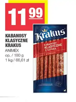 EuroSPAR Kabanosy Klasyczne Krakus oferta