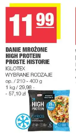 EuroSPAR Danie mrożone High Protein Proste Historie oferta