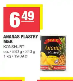 EuroSPAR Ananas plastry M&K oferta