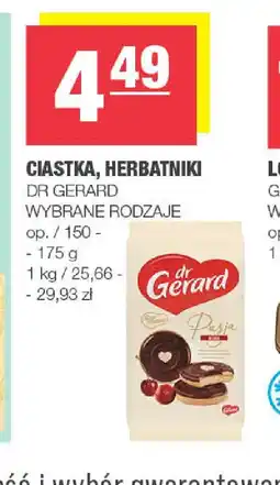 EuroSPAR Dr Gerard Ciastka, Herbatniki oferta