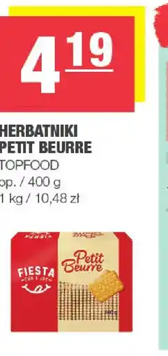 EuroSPAR Topfood Herbatniki Petit Beurre oferta