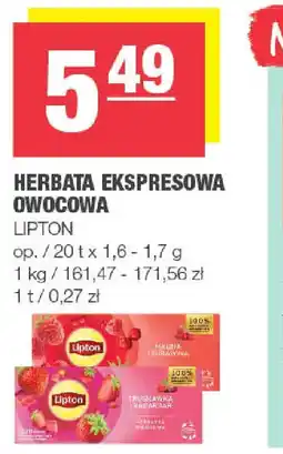 EuroSPAR Herbata ekspresowa owocowa Lipton oferta