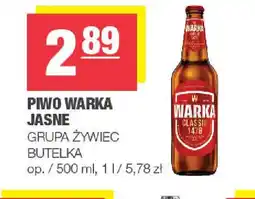 EuroSPAR Piwo Warka Jasne oferta